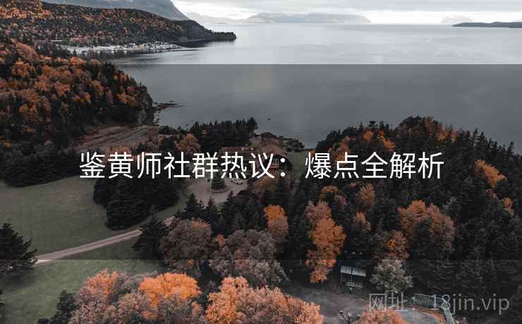 鉴黄师社群热议：爆点全解析